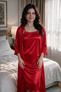 2 pcs Premium Silk Nighty